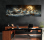 Preview: Diamond Painting Pferde am Meerstrand